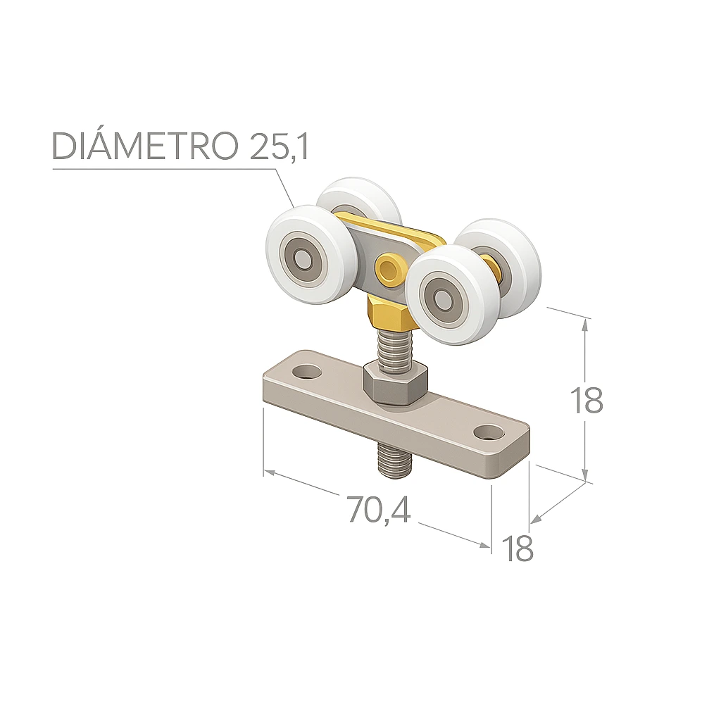 Rodamiento 4 Ruedas en Nylon_1.webp